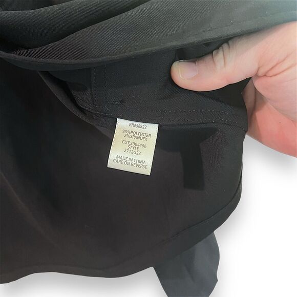 Good American Blazer Jacket Size 1 (S) Open Front Drapey Unlined Pockets 2712G23 - Picture 4 of 6